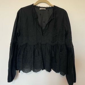 Ulla Johnson cotton lace blouse